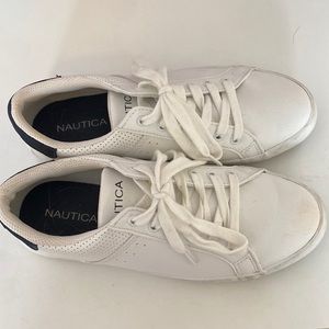 Nautica Womens White Sneakers